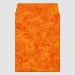 Orange Abstract Pattern Envelope Mailers