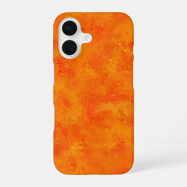 Orange Abstract Pattern  Iphone Case (Back)
