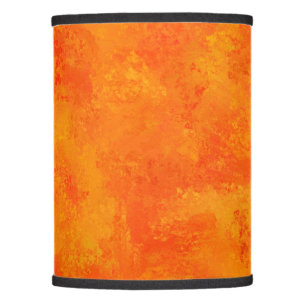 Orange Abstract Pattern Lamp Shade