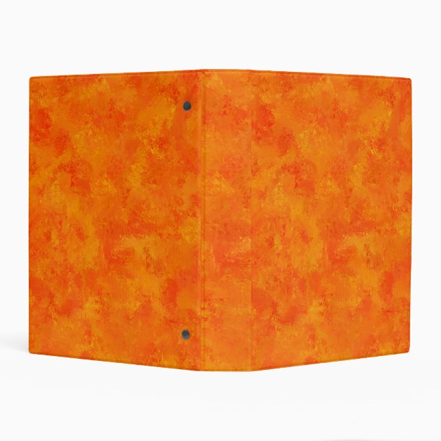 Orange Abstract Pattern  Mini Binder (Background)