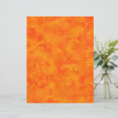 Orange Abstract Pattern Paper Sheets (Standing Front)