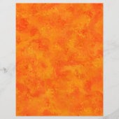 Orange Abstract Pattern Paper Sheets (Front)