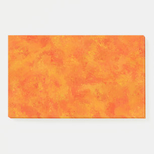 Orange Abstract Pattern Post-it Notes