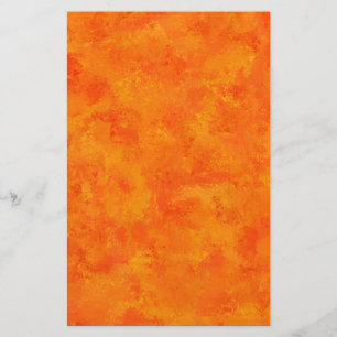 Orange Abstract Pattern  Stationery