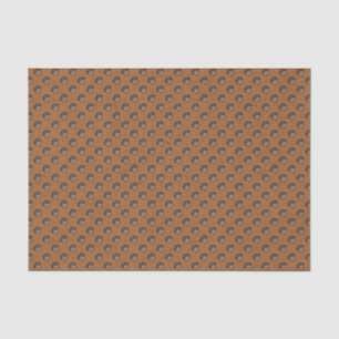 Orange Acorn Patterned Tissue Paper