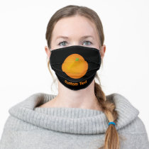 Orange Adult Cloth Face Mask