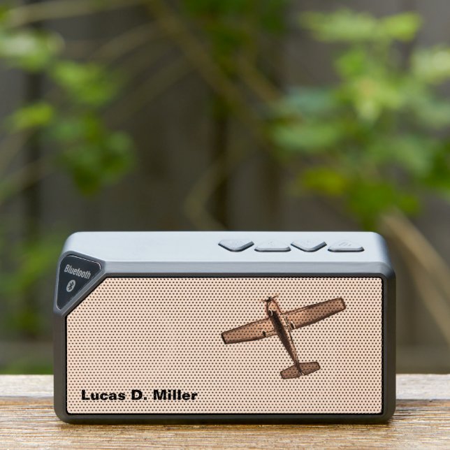  Orange airplane  Bluetooth Speaker (Insitu(Outdoor))