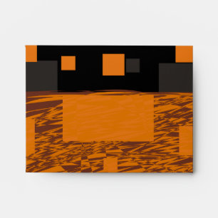 Orange alert float abstract Halloween black box Envelope