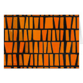 Orange and black african tribal pattern (Front Horizontal)