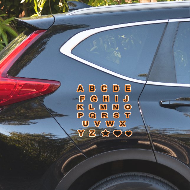 Car Numbers & Letters Décor Decals, Stickers & Vinyl Art Graffiti ...