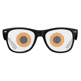 Orange and black eyes funny Halloween party Kids Sunglasses