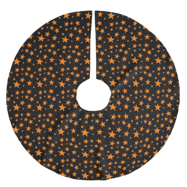 Orange and Black Halloween Stars Cute