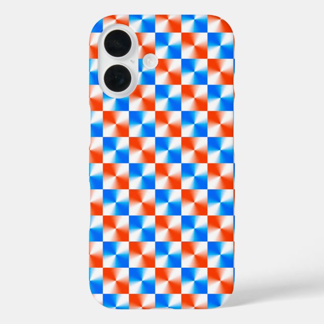 Orange and Blue Case-Mate iPhone Case (Back)