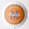 Orange and Blue Custom Graduation Balloon