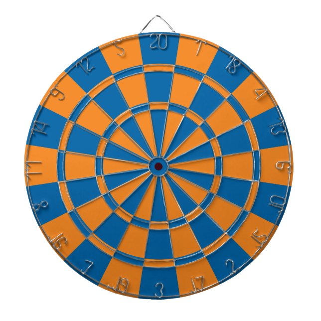 Orange And Blue Dartboard (Front)