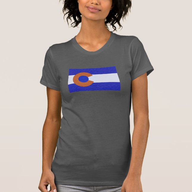 Orange and Blue T-Shirt (Front)