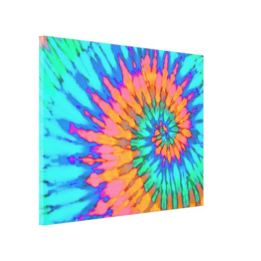 Orange and Blue Tie Dye 24