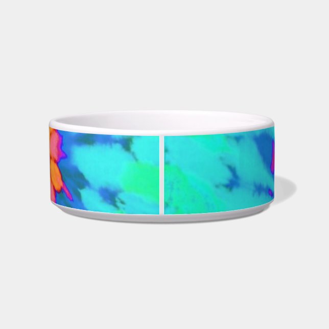 Orange and Blue Tie Dye Bowl (Back)