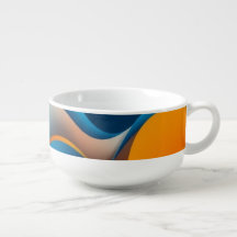 Orange and Blue Waves