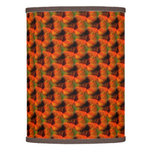 Orange And Brown Abstract Art Pattern Lamp Shade