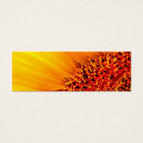 Orange and Gold Sunflower Bookmark