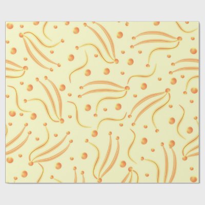 orange and gold wrapping paper