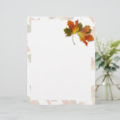 Orange And Golden  Autumn Leaves (Standing Front)