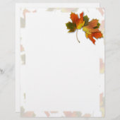 Orange And Golden  Autumn Leaves (Front/Back)