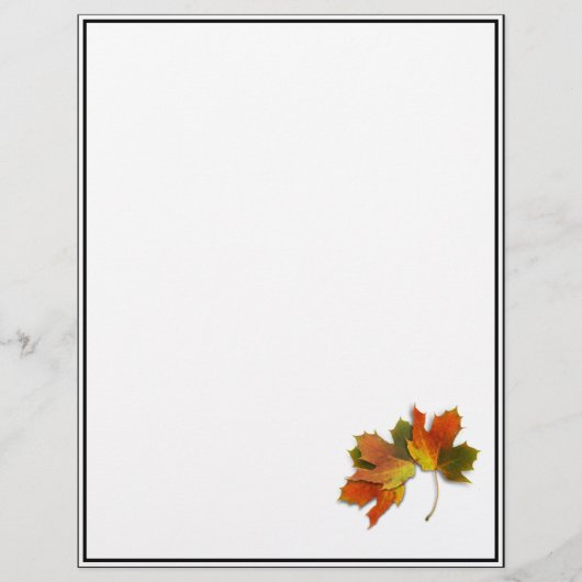 Orange And Golden Autumn Leaves (Front)