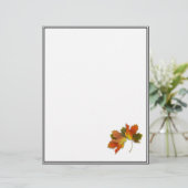 Orange And Golden Autumn Leaves (Standing Front)