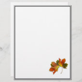 Orange And Golden Autumn Leaves (Front/Back)