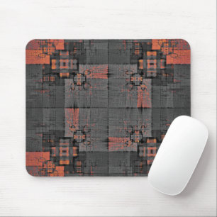 Orange and Gray Crossroads  Mouse Pad