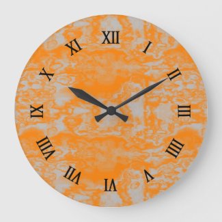 Orange and gray marble