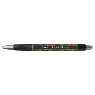 Orange and Green Camouflage, Military, Army Pen