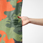 Orange and Green Camouflage, Military, Army Scarf<br><div class="desc">Elegant,  stylish and sophisticated camouflage pattern in orange and green color. Modern and trendy gift,  perfect for the military lover in your life.</div>