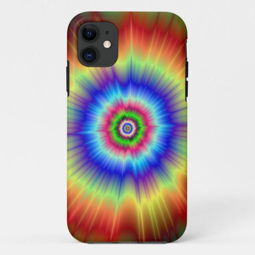 Orange and Green Color Explosion iPhone 5 iPhone 11 Case