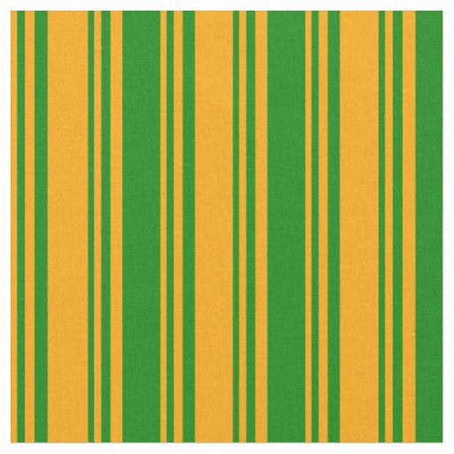 Orange and Green Colored Lines Fabric