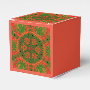 Orange and Green Kaleidoscope Gift Box