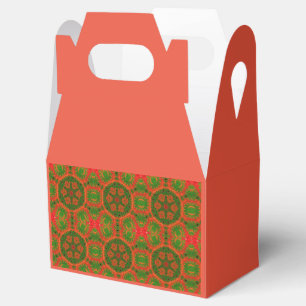 Orange and Green Kaleidoscope Gift Boxes