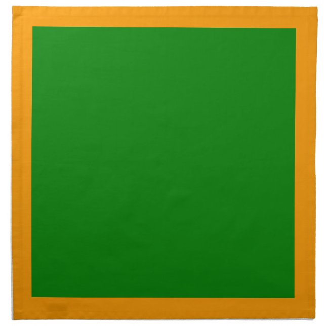Orange and Green Napkins (Front)