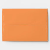 Orange and Green Polka Dot Envelope for 5"x7" Size (Back (Top Flap))