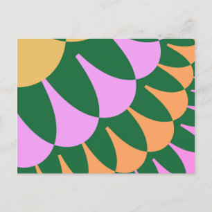 Orange and Green Scales Postcard