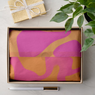Orange and Hot Pink Gradient  Tissue Paper