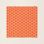 Orange and Hot Pink Polka Dot Jockey Silks Scarf<br><div class="desc">An elegant orange and hot pink polka dot scarf or wrap to complement your derby day outfit for a stylish day at the races or a horse racing derby party. This fuchsia or magenta and orange dot is inspired by classic jockey silk You can customize the colors in the design...</div>