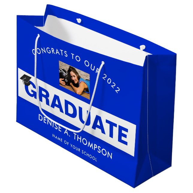 Orange and  large gift bag (Front Angled)