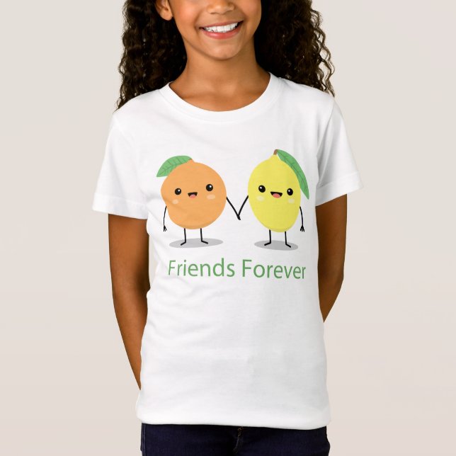 Orange and Lemon Best Friend T-Shirt (Front)