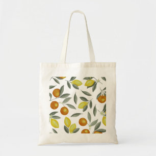 Orange and lemon tote bag