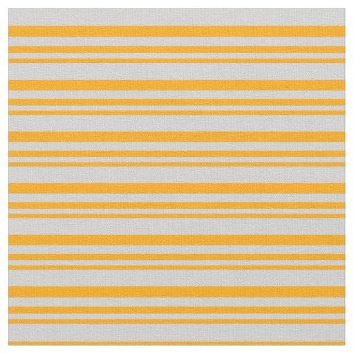 Orange and Light Gray Stripes Pattern Fabric