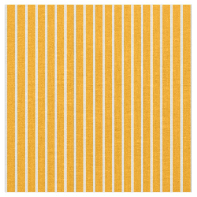 Orange and Light Yellow Stripes/Lines Pattern Fabric (Close Up)
