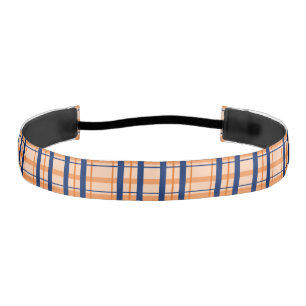 Orange and Navy Athletic Headband